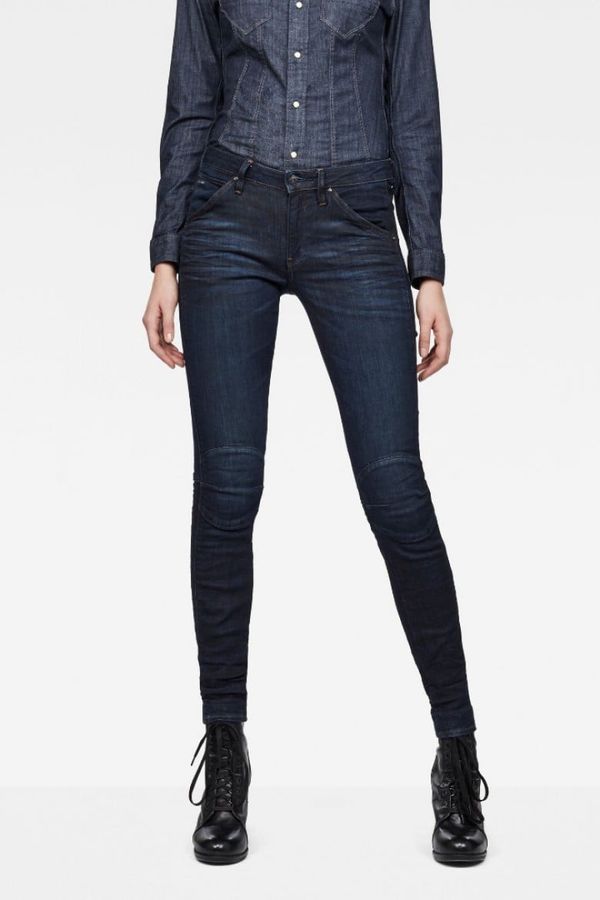 G Star Jeans - G-STAR 5622 Mid Skinny Wmn blue