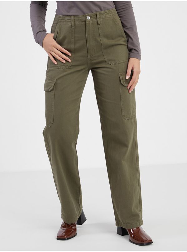 Only Khaki ladies pants with pockets ONLY Malfy - Women