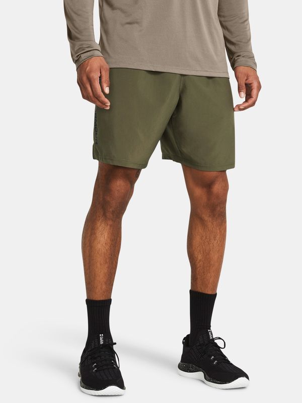 Under Armour Khaki Sports Shorts Under Armour UA Woven Wdmk Shorts