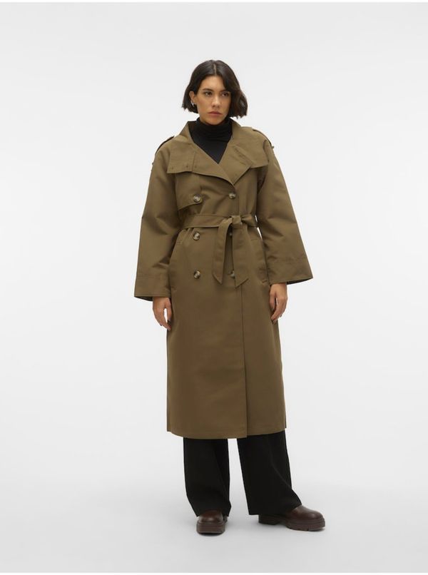 Vero Moda Khaki Women's Trench Coat Vero Moda Taylor - Women's