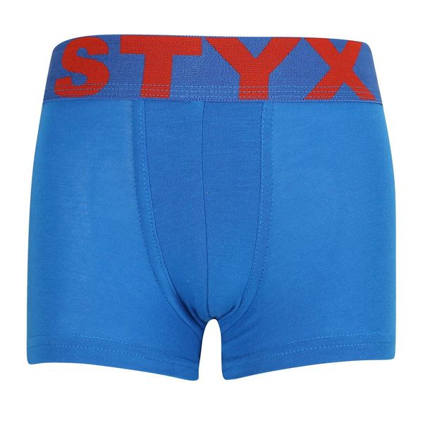 STYX Kids boxers Styx sports rubber blue