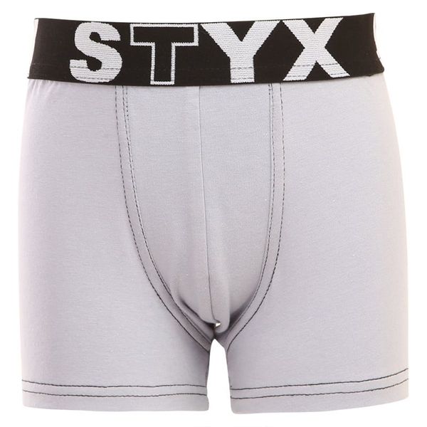 STYX Kids boxers Styx sports rubber light gray