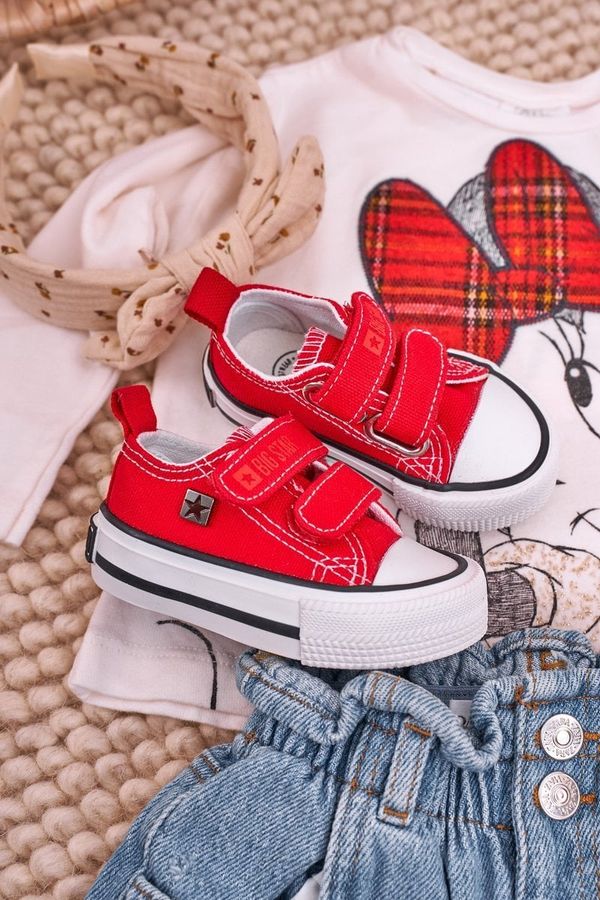 BIG STAR SHOES Kids classic sneakers Big Star - red