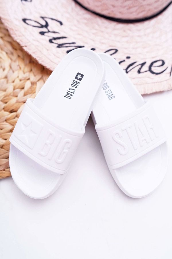 BIG STAR SHOES Kids Fashion Slippers Big Star - White