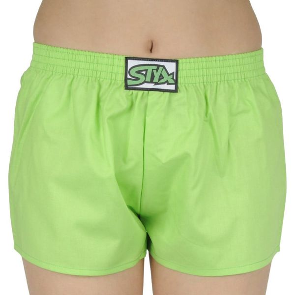 STYX Kids shorts Styx classic rubber green