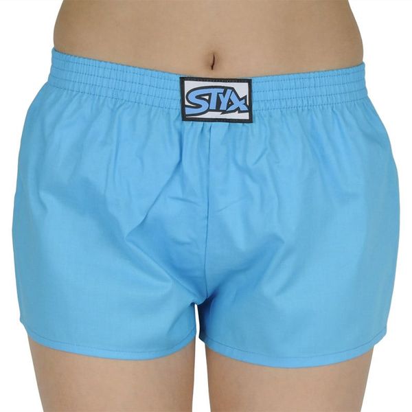 STYX Kids shorts Styx classic rubber light blue