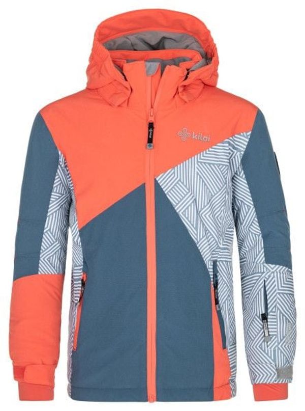Kilpi Kids ski jacket KILPI SAARA-JG coral