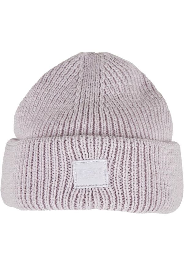 Urban Classics Accessoires Knitted woolen hat - lilac