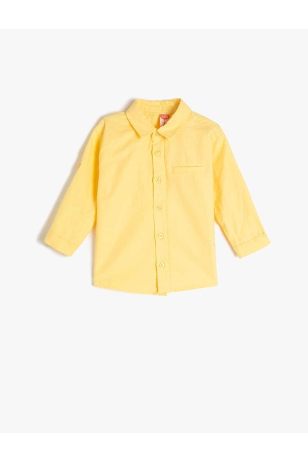 Koton Koton 3smb60057tw Boys Shirts Yellow