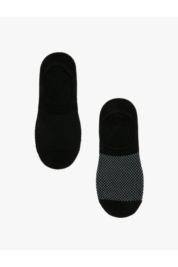 Koton Koton Basic 2-Piece Sneaker Socks Set