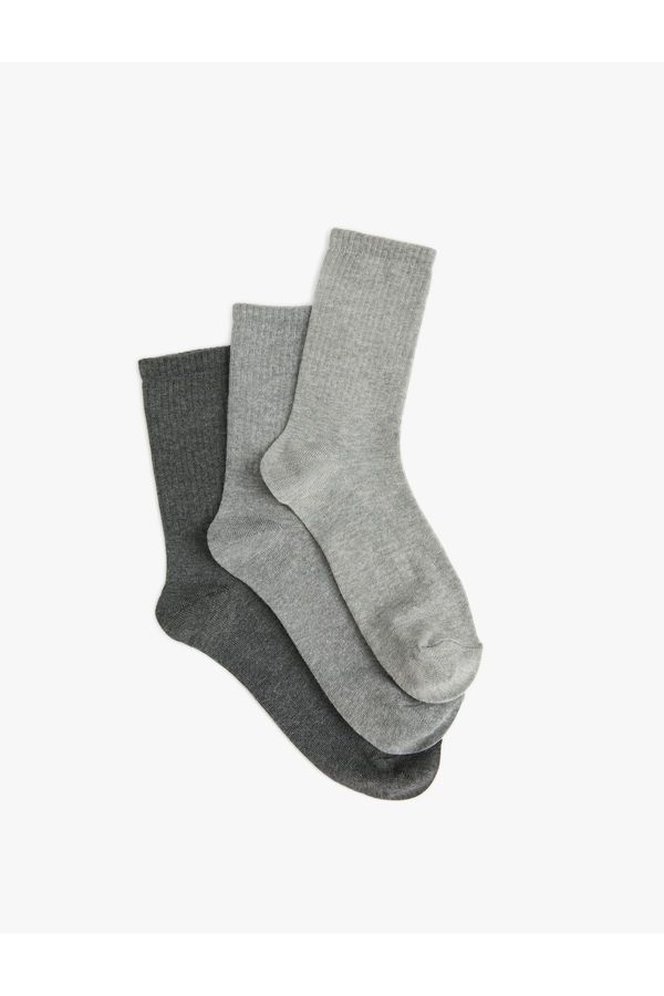 Koton Koton Basic 3-Piece Socks Set Multi Color