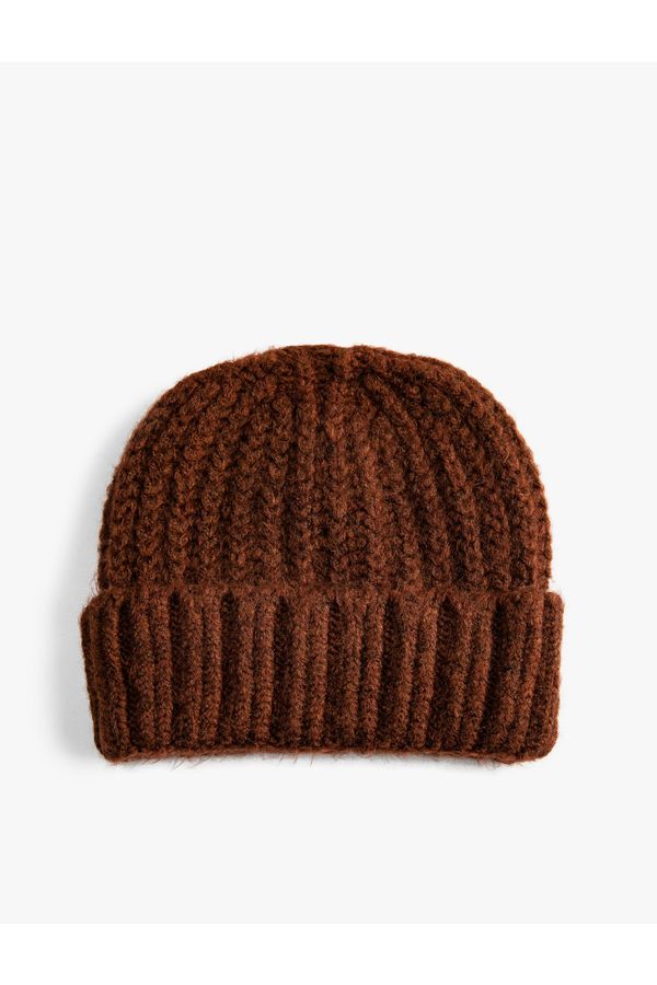 Koton Koton Basic Elastic Knit Hat