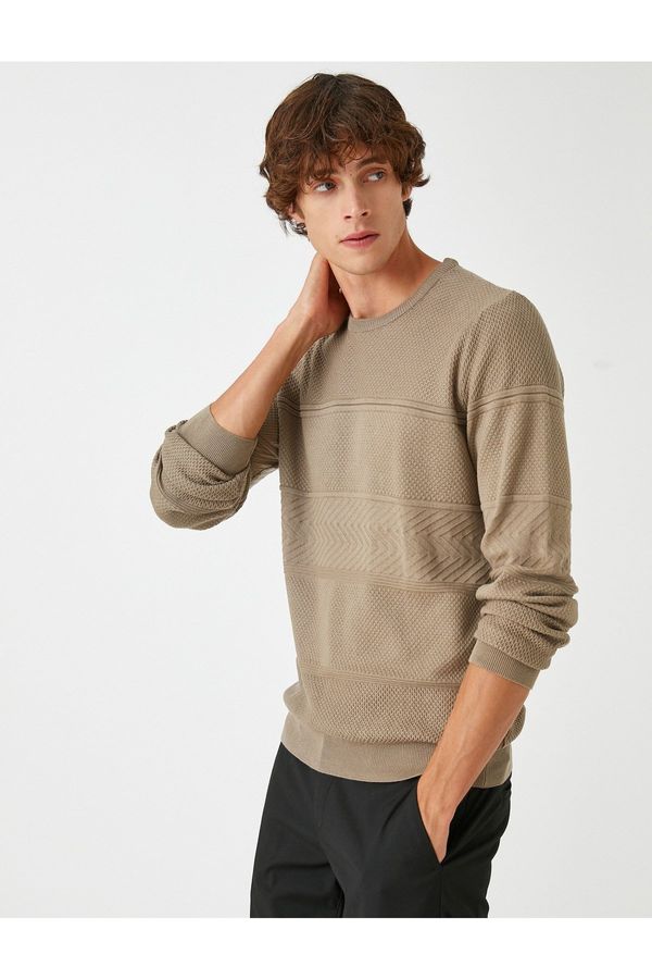 Koton Koton Basic Knitwear Sweater Crew Neck