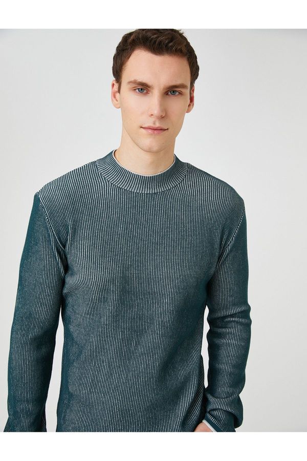 Koton Koton Basic Knitwear Sweater Half Turtleneck Slim Cut