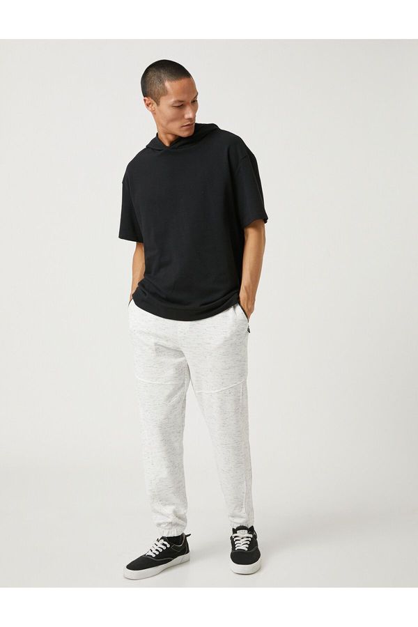 Koton Koton Basic Sweatpants With Tie Waist, Zip, Pocket