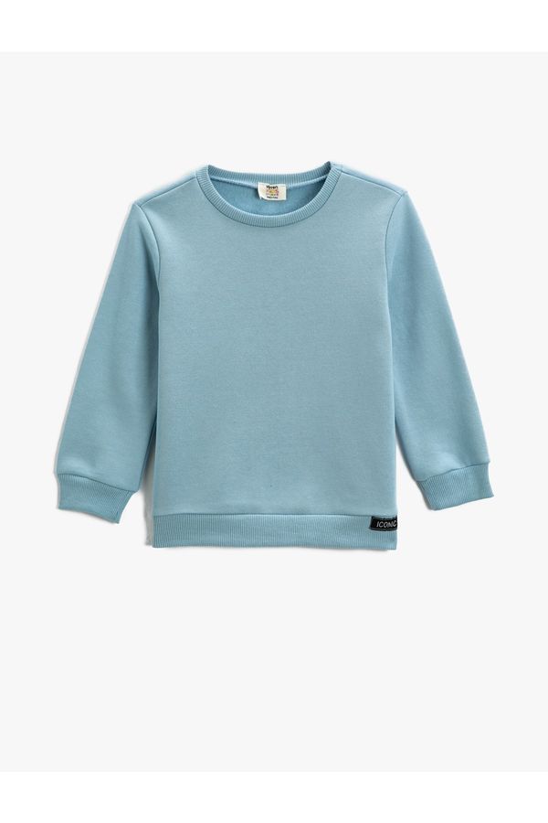 Koton Koton Basic Sweatshirt Cotton