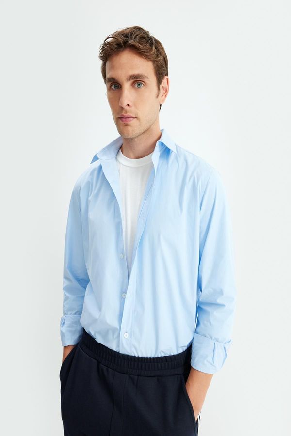 Koton Koton Blue Men's Adult Shirt