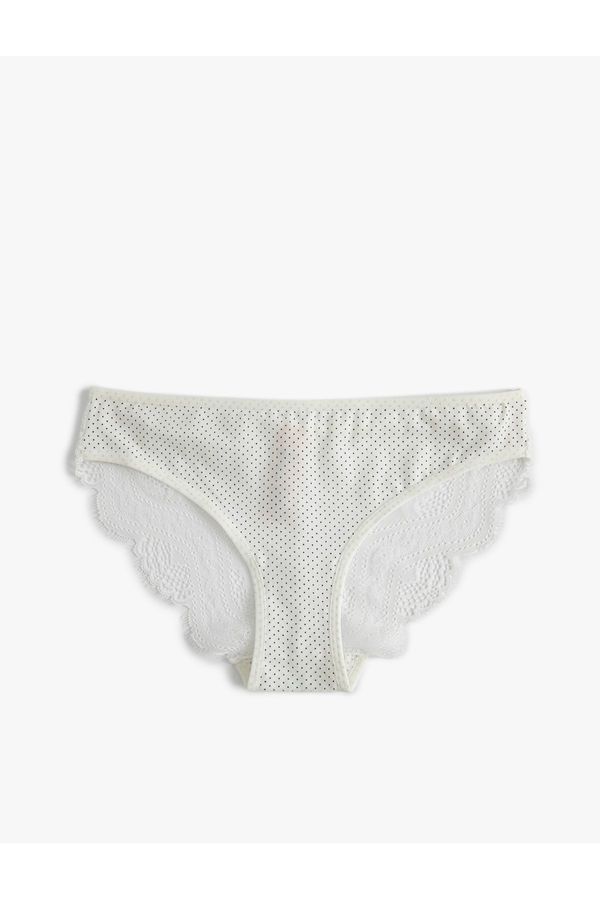 Koton Koton Brazilian Panties Cotton Ruched