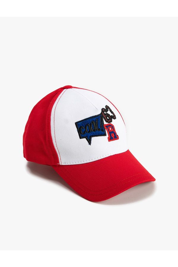 Koton Koton Cap Hat Embroidered Color Blocked