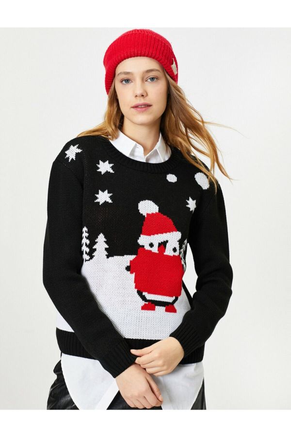 Koton Koton Christmas Themed Knitwear Sweater