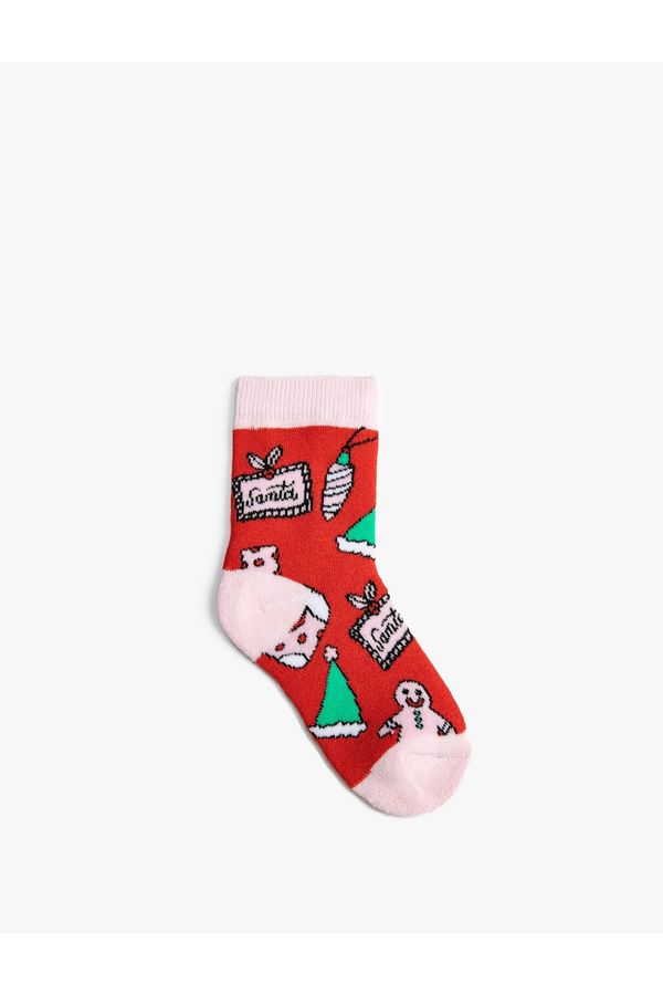 Koton Koton Christmas Themed Terry Socks