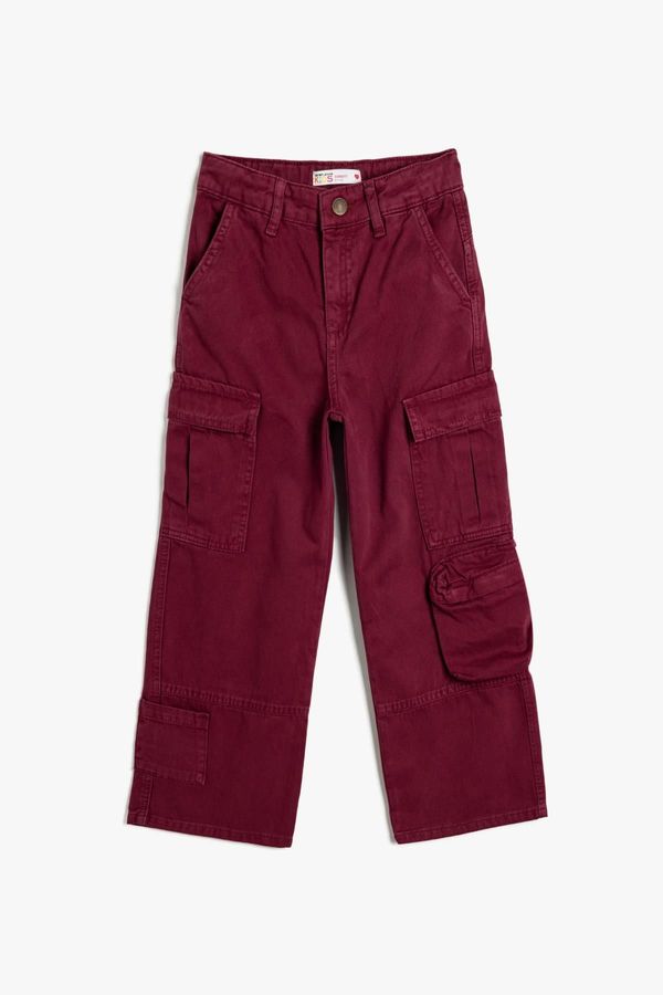 Koton Koton Claret Red Girl Jeans