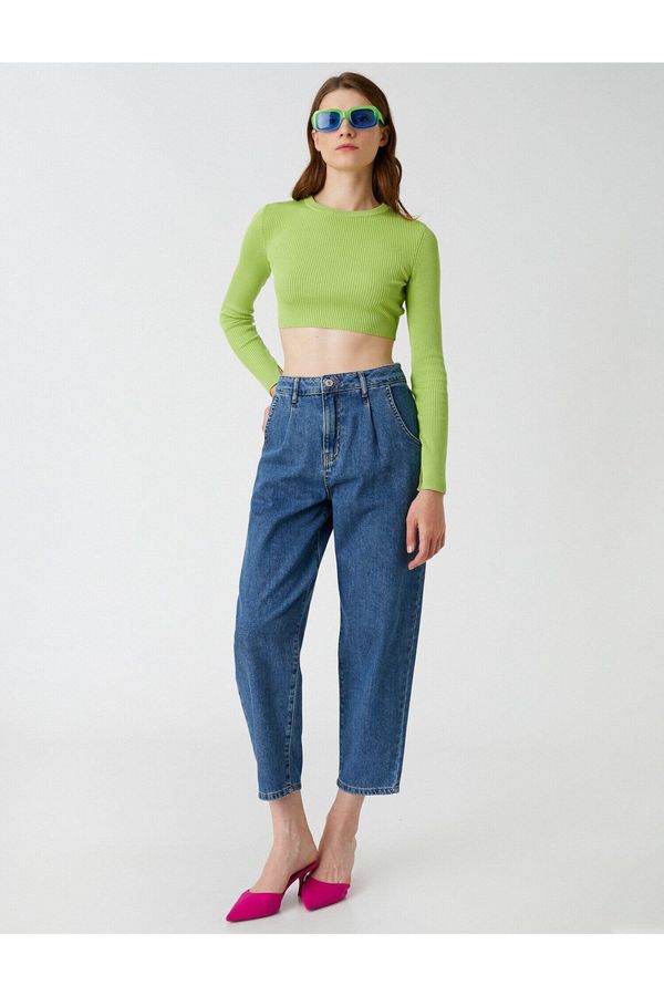 Koton Koton Comfortable Cut, Skinny Leg Trousers - Slouchy Jeans