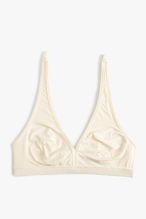 Koton Koton Ecru Women's Bra