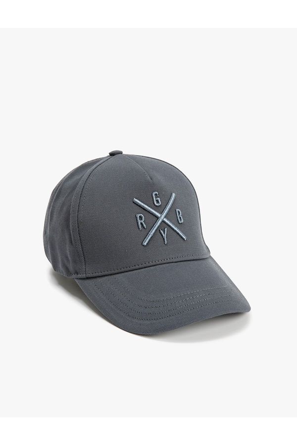Koton Koton Embroidered Detailed Cap Hat