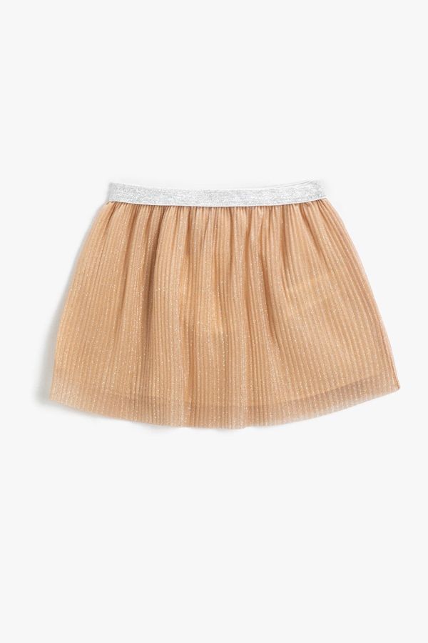 Koton Koton Girl Beige Skirt