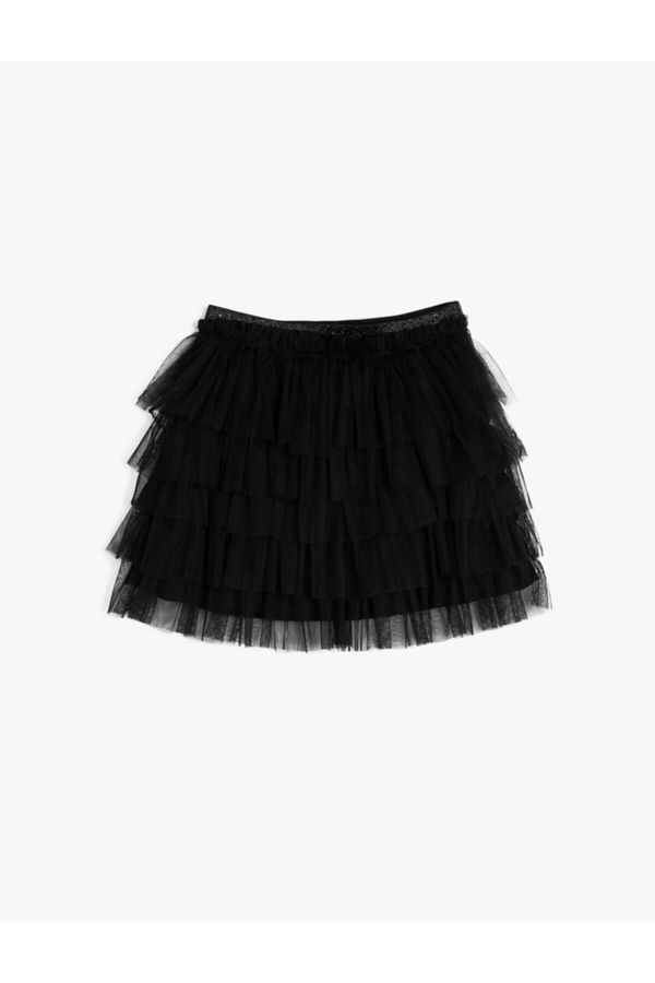 Koton Koton Girls Black Skirt