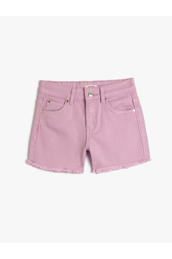 Koton Koton Girls Lilac Shorts & Bermuda