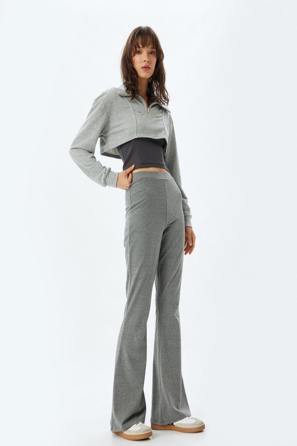 Koton Koton Gray Women's Trousers