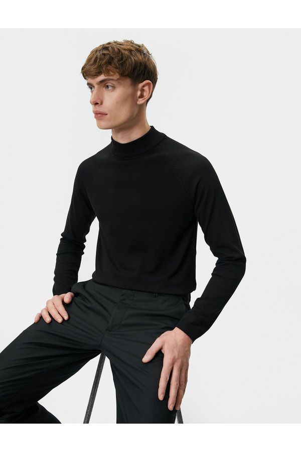 Koton Koton Half Turtleneck Sweater Slim Fit Knitwear Long Sleeve