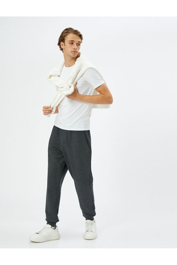 Koton Koton Jogger Sweatpants Laced Waist Pocket Detailed