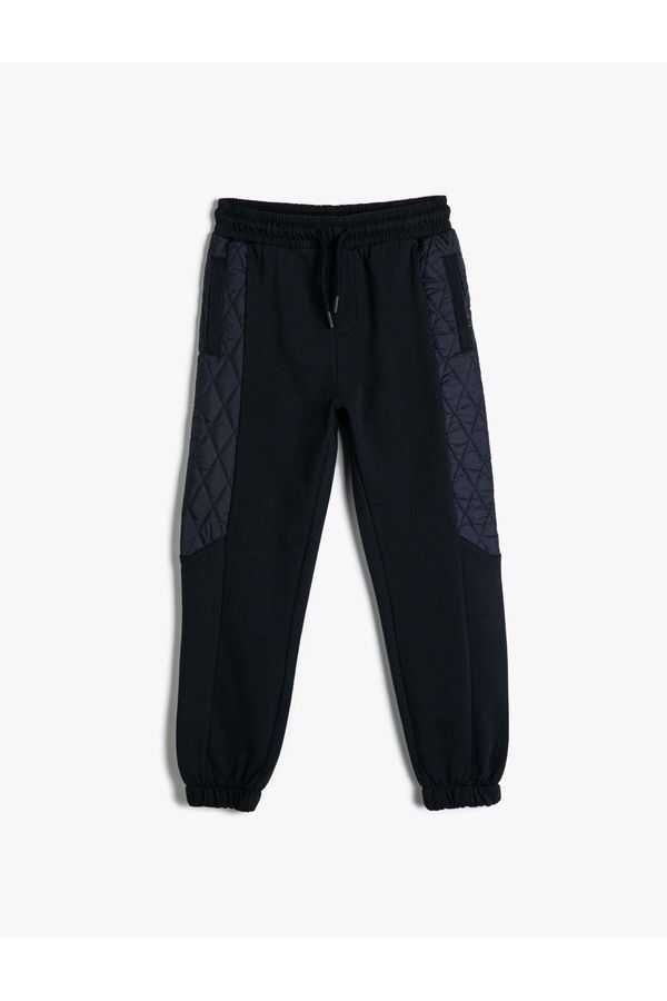 Koton Koton Jogger Sweatpants Pocket Quilted Detail Cotton