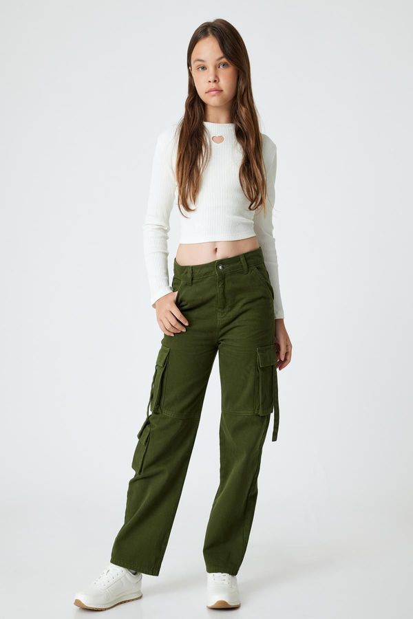 Koton Koton Khaki Girls Jeans