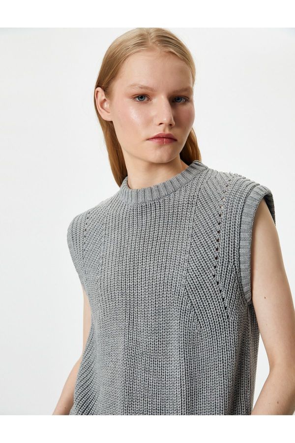 Koton Koton Knit Jumper Crew Neck Sleeveless