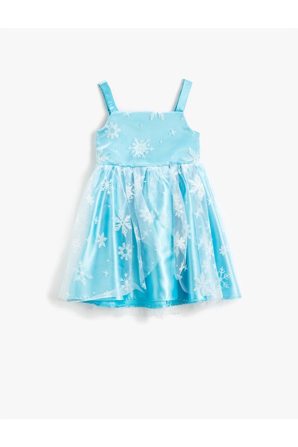 Koton Koton Licensed Disney Princess Themed Satin Dress