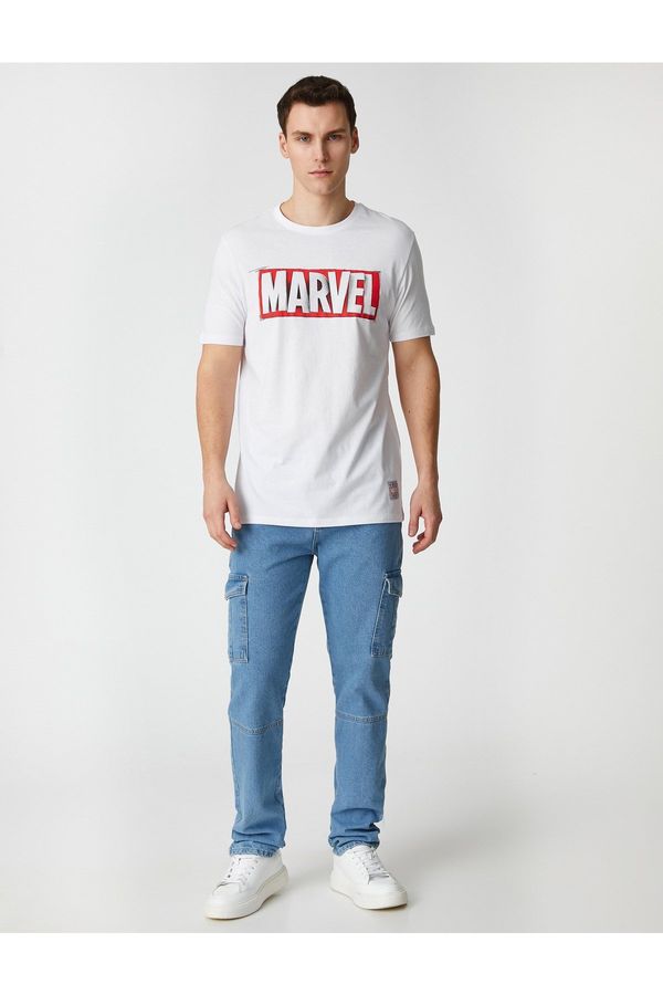 Koton Koton Marvel T-Shirt Licensed Printed Crewneck