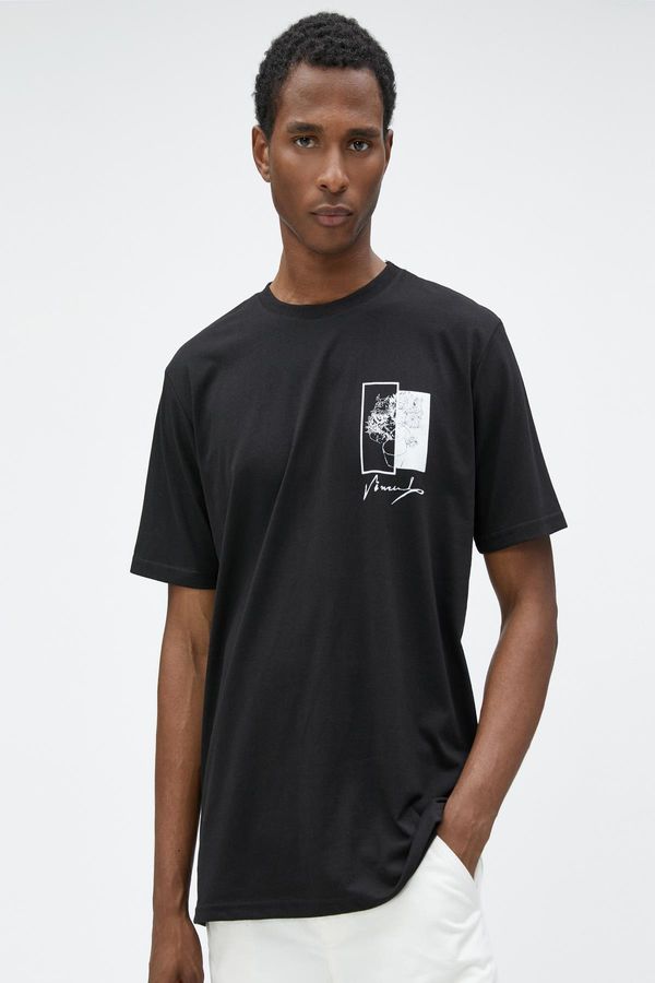 Koton Koton Men's Black T-Shirts