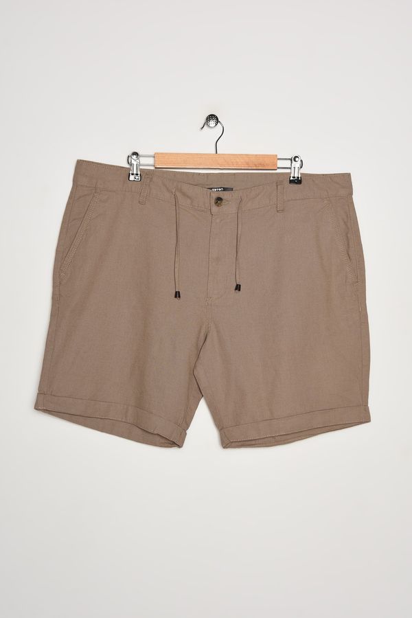 Koton Koton Men's Brown Cotton Shorts