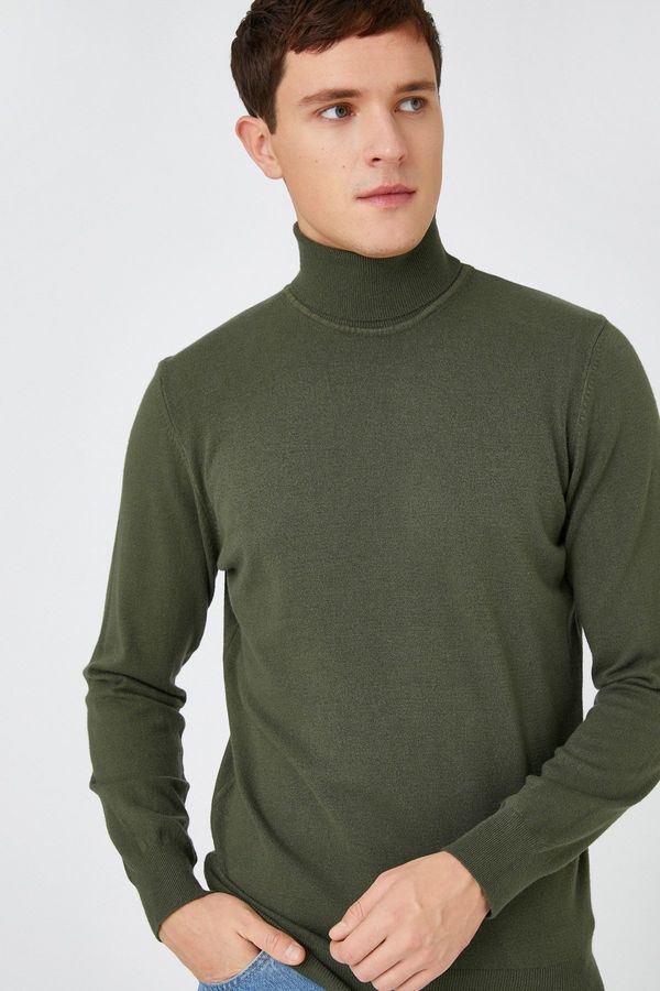 Koton Koton Men's Khaki Sweater