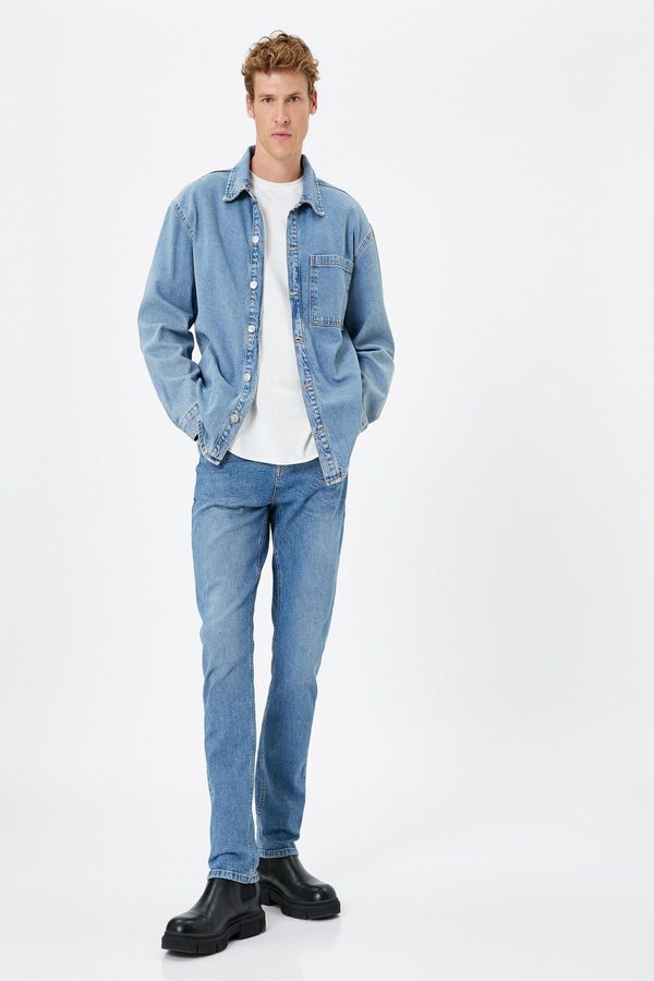 Koton Koton Men's Medium Indigo Jeans