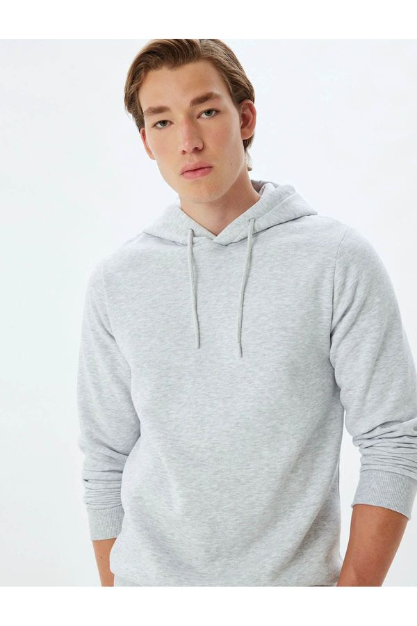 Koton Koton Men's Sweatshirt Gray