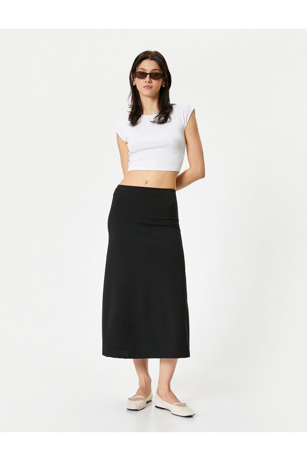 Koton Koton Midi Pencil Skirt Normal Waist