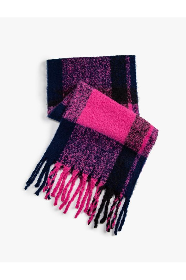 Koton Koton Multicolored Scarf with Tassels