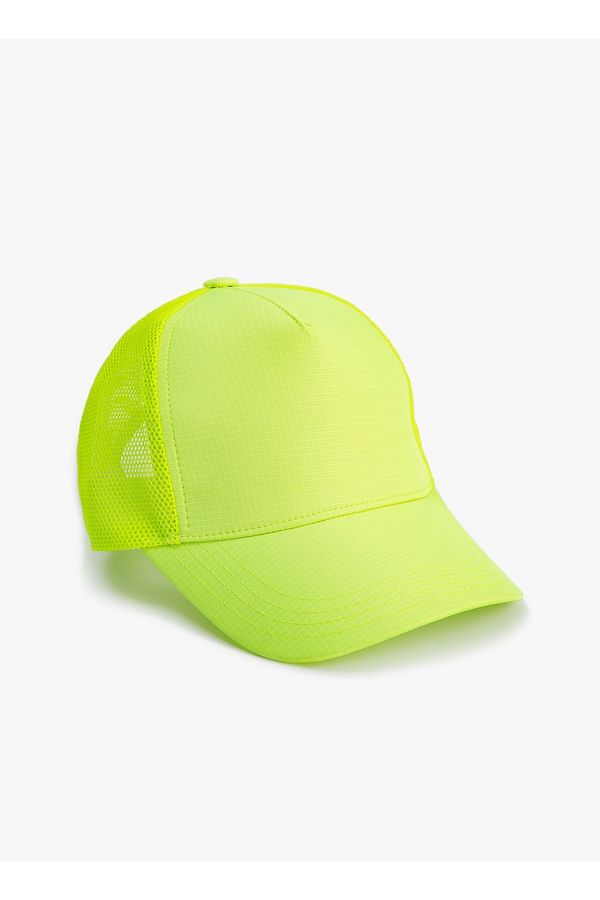 Koton Koton Neon Yellow Women's Hat 3sak40042aa
