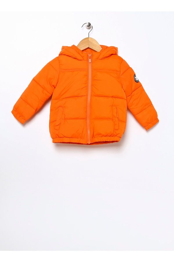 Koton Koton Orange Baby Coat 3wmb20011tw