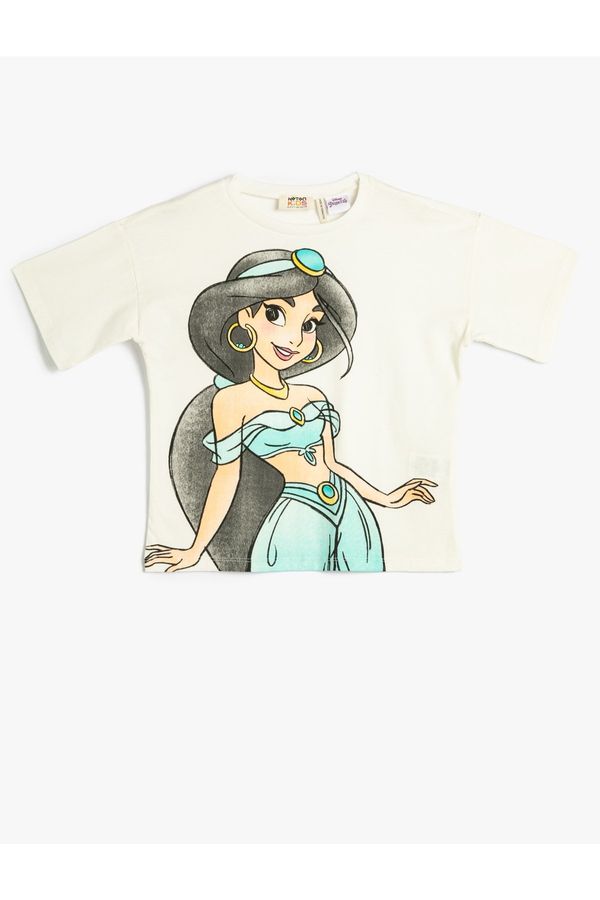 Koton Koton Princess Scheherazade T-Shirt Licensed Short Sleeve Crew Neck Cotton.